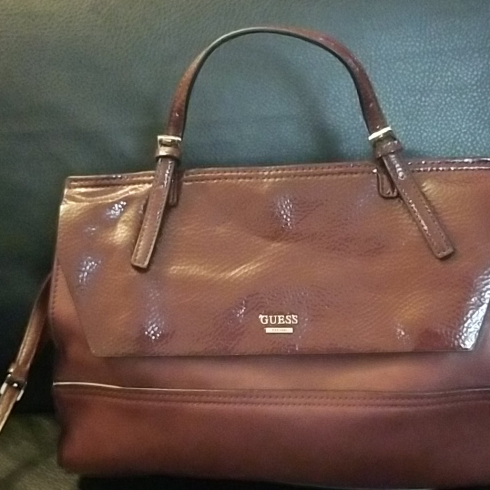 Leather hand bag